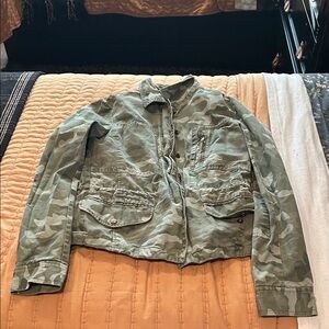 GAP Green Camouflage Jacket